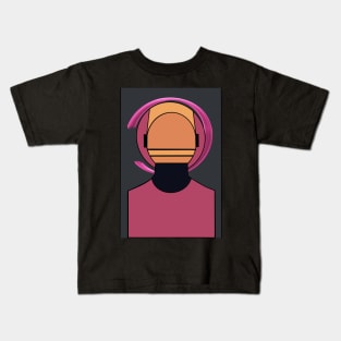 Alien humanoid from future UFO Kids T-Shirt